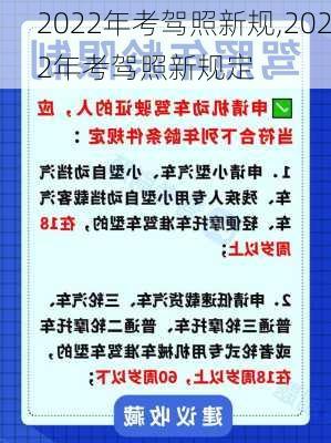 2022年考驾照新规,2022年考驾照新规定